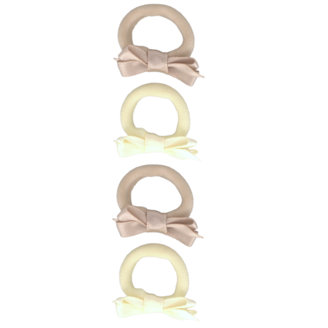 Your Little Miss Coletero bebé con lazo - vanilla satin Your Little Miss Coletero bebé con lazo - vanilla satin