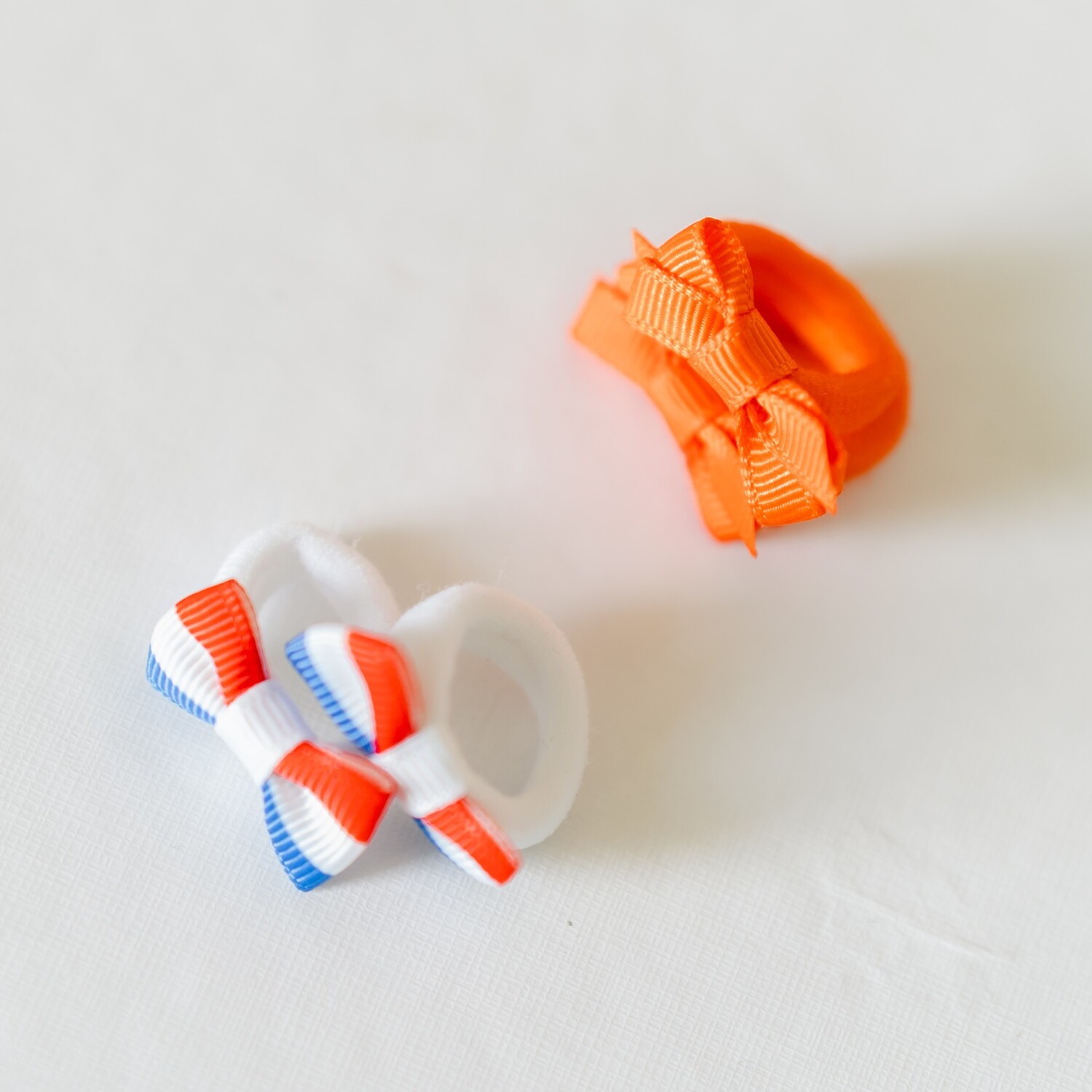 100 Elastici Per Capelli Bambine | Mini Fiocchi In Nylon Morbido | Colorati Assortiti | Senza Metallo E Delicati - Foto 3