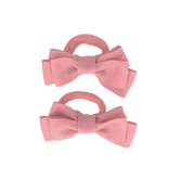 Your Little Miss Hårelastikker med dobbelt sløjfe - old pink
