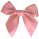 Your Little Miss Hair clip with knot - sweet nectar satin