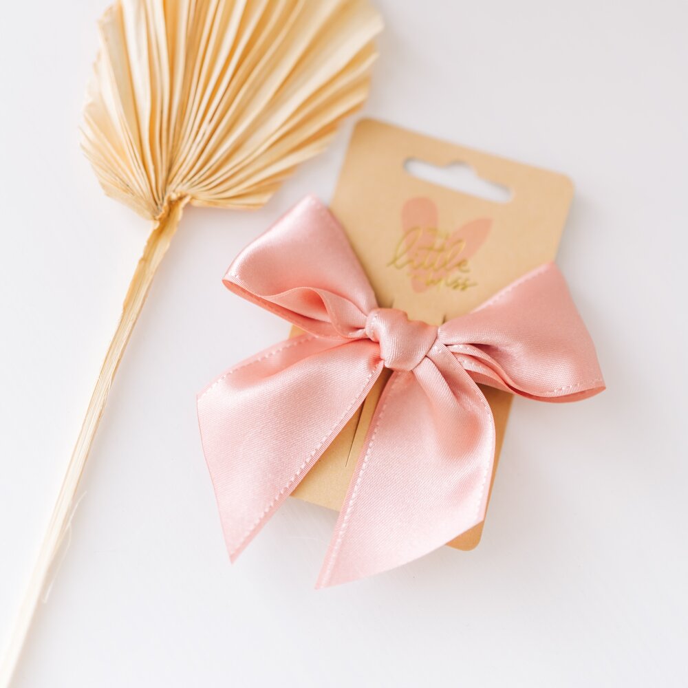 Your Little Miss Barrette avec nœud Tess - sweet nectar satin Your Little Miss Barrette avec nœud Tess - sweet nectar satin
