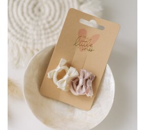 Your Little Miss Gomas de pelo bebé con lazo Liv - vanilla satin Your Little Miss Gomas de pelo bebé con lazo Liv - vanilla satin