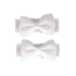 Baby hair clips with bow Ivy - white Baby hair clips with bow Ivy - white
