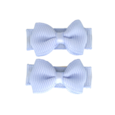 Your Little Miss Baby hair clips with bow - bluebell