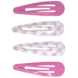 Your Little Miss Barrette clic-clac fille basiques - Pink bows Your Little Miss Barrette clic-clac fille basiques - Pink bows