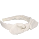 Your Little Miss Cerchietto per ragazza a costine con fiocco - white linen Your Little Miss Cerchietto per ragazza a costine con fiocco - white linen