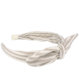Your Little Miss Ribbed hairband with bow - Linen stripe