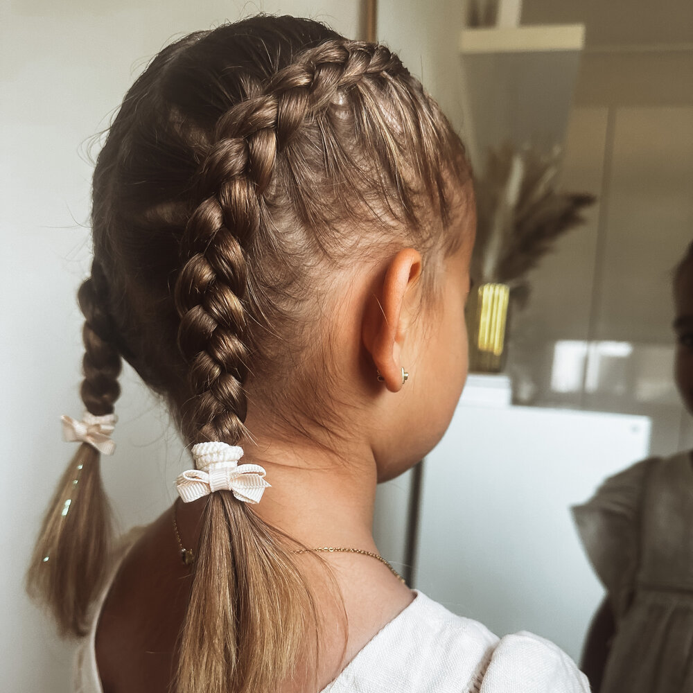 Your Little Miss Elastici per capelli neonata con fiocchetto Liv - Teddy Your Little Miss Elastici per capelli neonata con fiocchetto Liv - Teddy