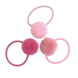 Your Little Miss Basic Mini-Haargummis mit Pompons - candy Your Little Miss Basic Mini-Haargummis mit Pompons - candy