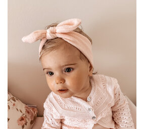 Your Little Miss Baby hårband Sophie - soft pink terry Your Little Miss Baby hårband Sophie - soft pink terry