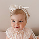 Your Little Miss Baby headband with knot and bow - ivory muslin Your Little Miss Baby headband with knot and bow - ivory muslin