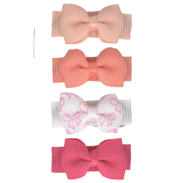 Your Little Miss Baby-Haarclips mit Schleife - pink bow