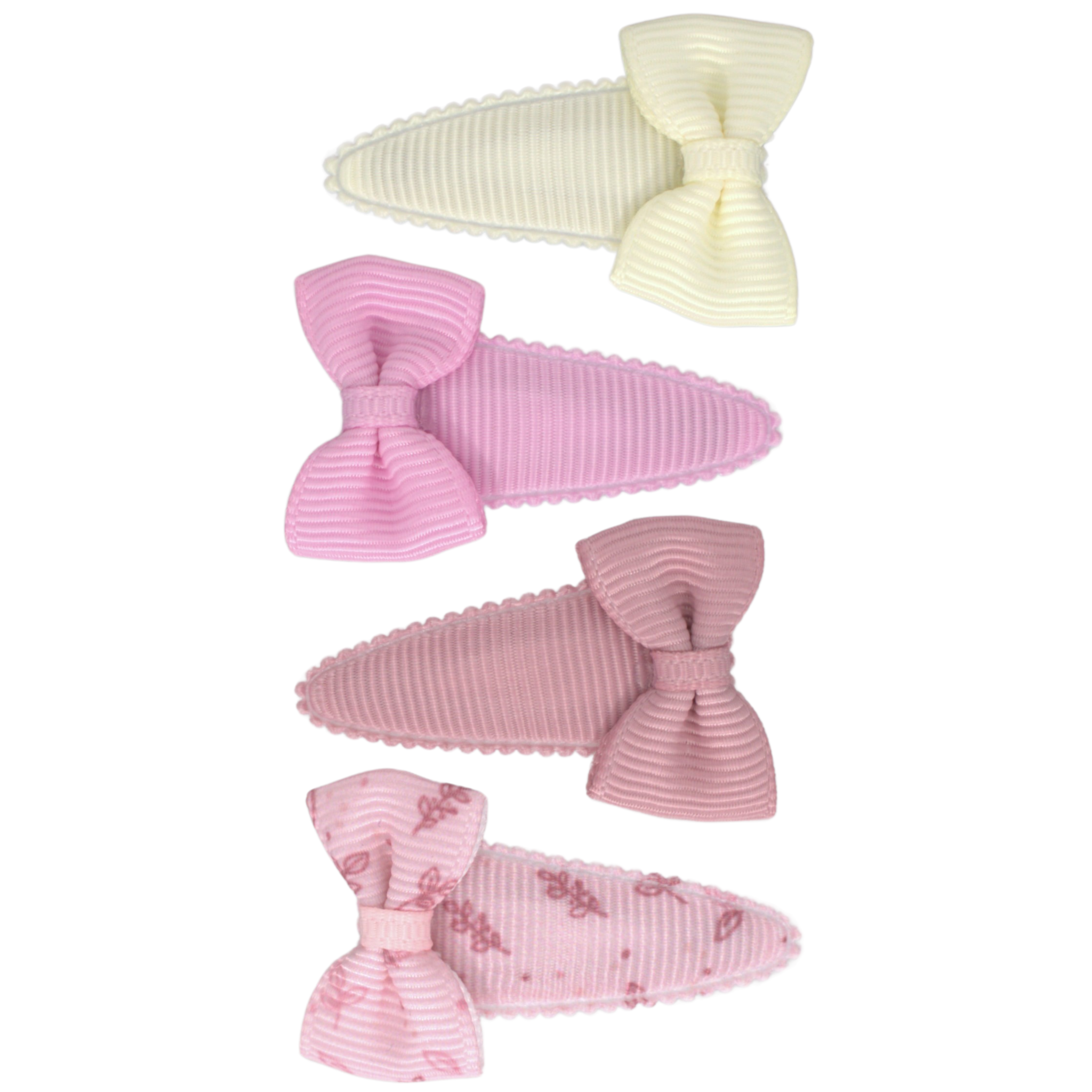Barrettes à cheveux bébé avec noeud Blush blossom Your Little Miss