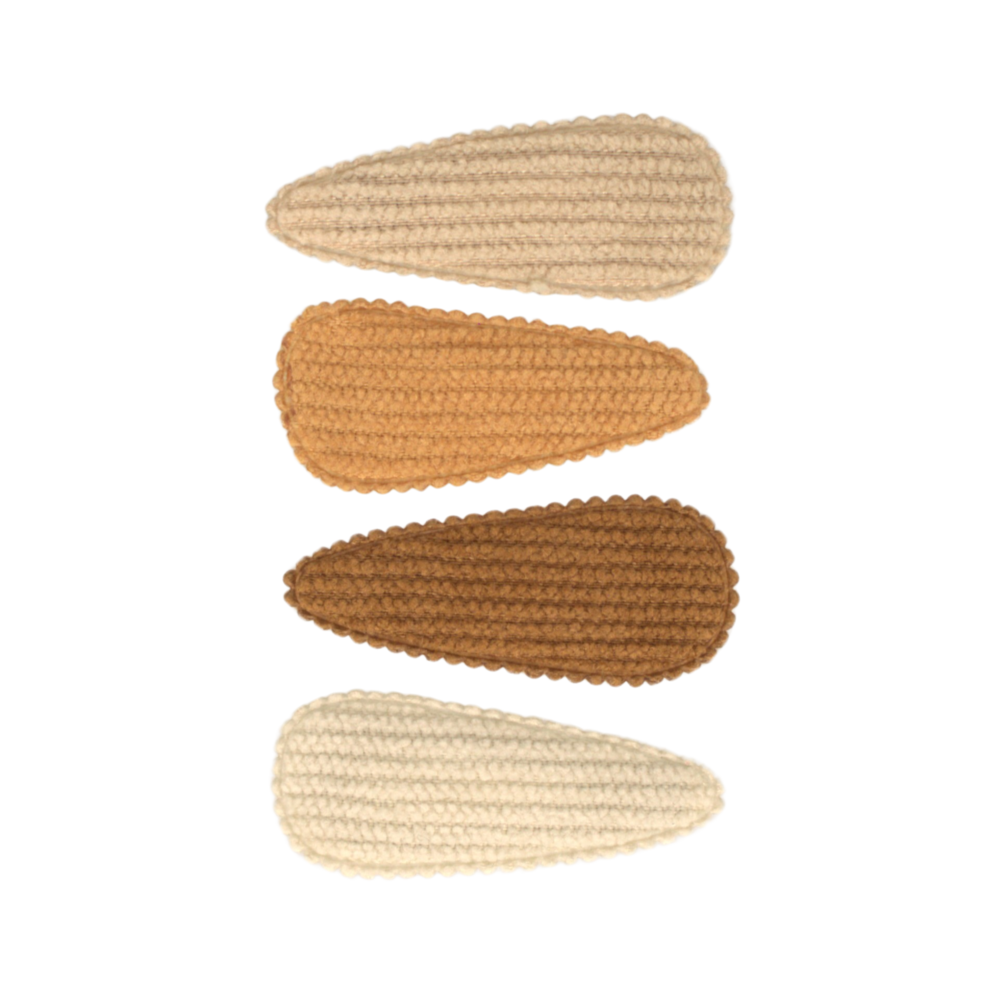 Your Little Miss Mollette per capelli neonata Pippa - Neutral rib Your Little Miss Mollette per capelli neonata Pippa - Neutral rib