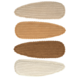 Your Little Miss Haarspeldjes met stof - Neutral rib Your Little Miss Haarspeldjes met stof - Neutral rib