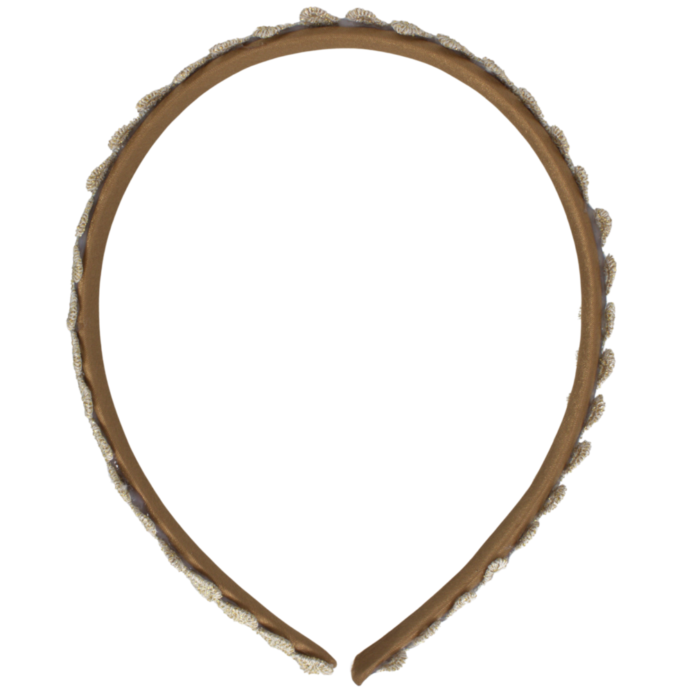 Your Little Miss Narrow headband Rosie - Golden bloom