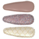 Your Little Miss Hårnål med stoff - Blush sparkle Your Little Miss Hårnål med stoff - Blush sparkle