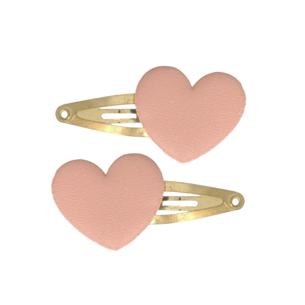 Your Little Miss Baby hårspenne Jade - Pink hearts