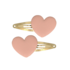 Baby hårspännen Jade - Pink hearts