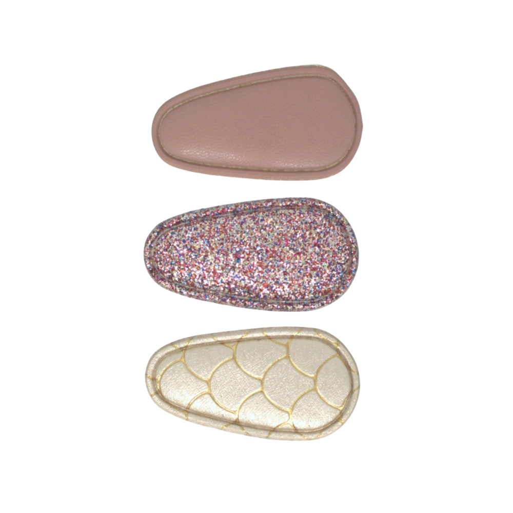 Your Little Miss Mollette per capelli neonata Pippa - Blush sparkle