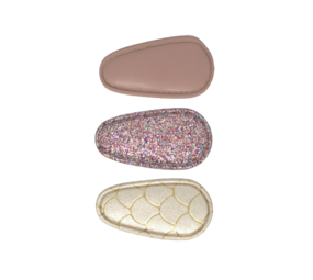 Your Little Miss Mollette per capelli neonata Pippa - Blush sparkle