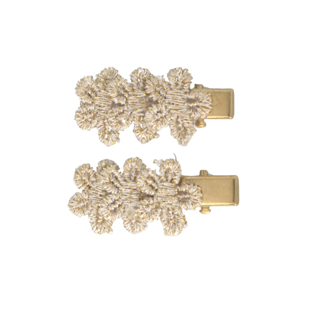 Your Little Miss Barrettes bébé avec fleurs Nina - Mini flowers Your Little Miss Barrettes bébé avec fleurs Nina - Mini flowers