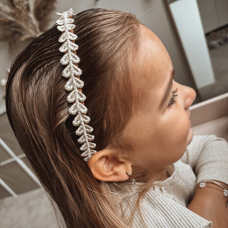 Your Little Miss Schmaler Haarreif Rosie - Golden bloom