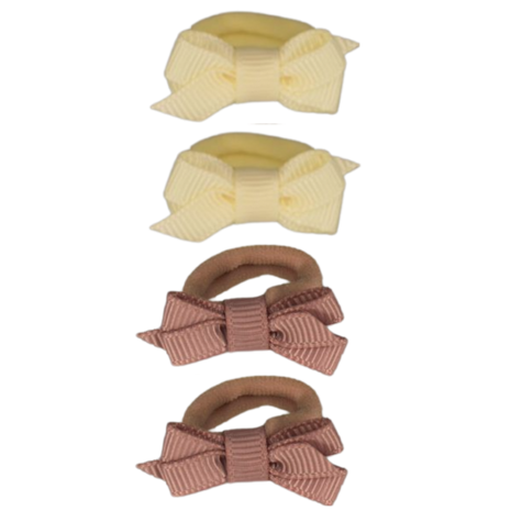 Your Little Miss Baby hårsnoddar med rosett Liv - Beige tones Your Little Miss Baby hårsnoddar med rosett Liv - Beige tones