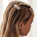 Your Little Miss Hårnål med stoff - Blush sparkle Your Little Miss Hårnål med stoff - Blush sparkle