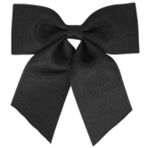 Your Little Miss Hair clip with knot - Black sparkle