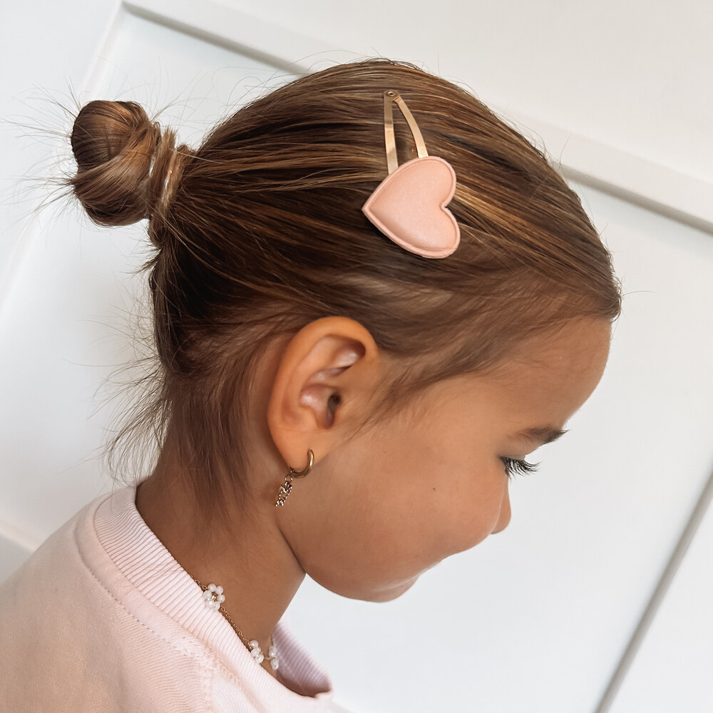 Your Little Miss Hårspännen Jade - Pink hearts