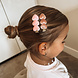 Your Little Miss Hair clips with flowers Nina - Velvet hearts