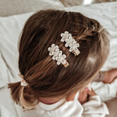 Your Little Miss Hair clips with flowers - Mini flowers