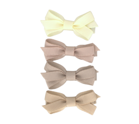 Your Little Miss Barrettes bébé avec nœud Olivia - Dunes Your Little Miss Barrettes bébé avec nœud Olivia - Dunes