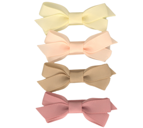 Your Little Miss Barrettes avec nœud Olivia - Soft tones Your Little Miss Barrettes avec nœud Olivia - Soft tones