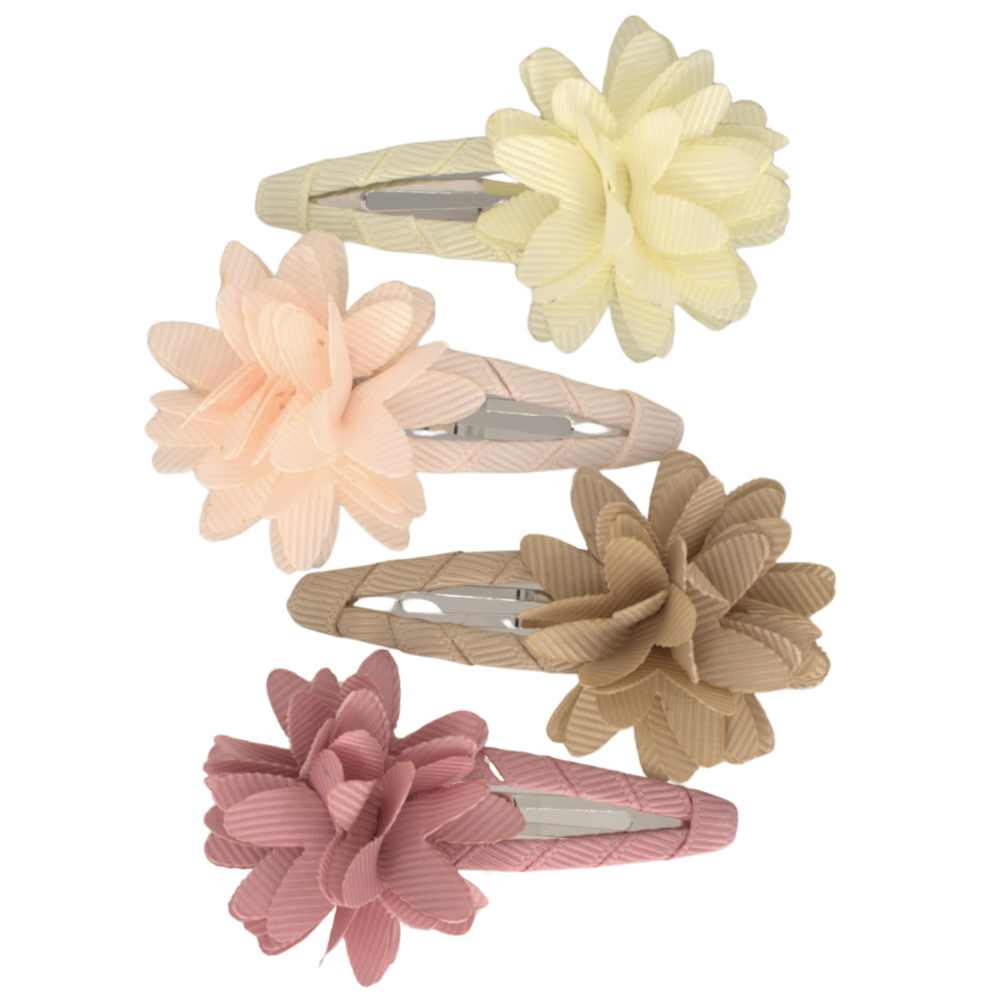 Your Little Miss Fermagli per capelli ragazza con fiore - Soft tones Your Little Miss Fermagli per capelli ragazza con fiore - Soft tones