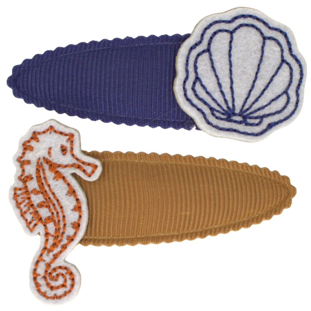 Your Little Miss Hair clips Pippa - Seashore