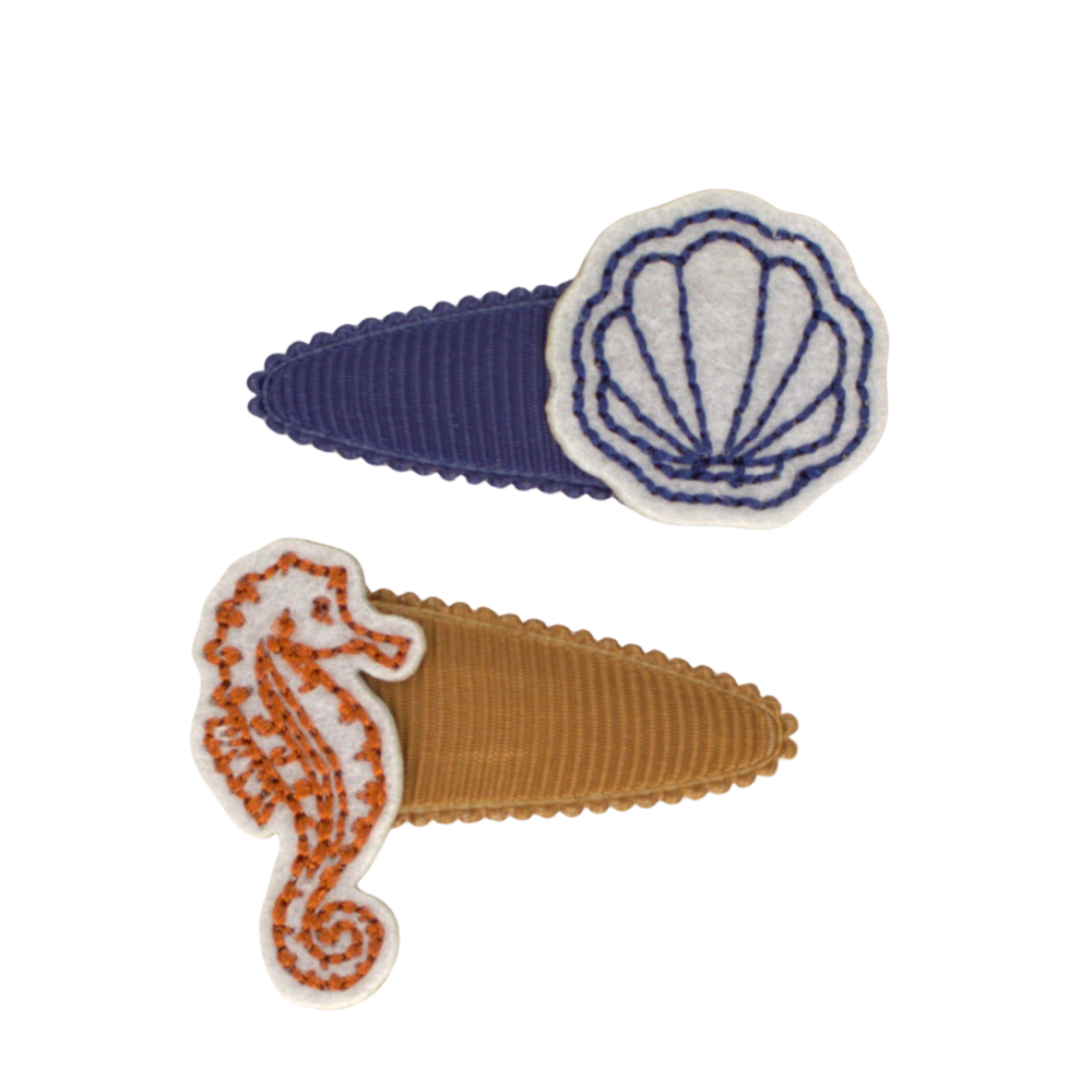 Your Little Miss Baby hair clips Pippa - Seashore