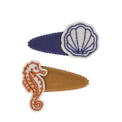 Your Little Miss Baby hair clips Pippa - Seashore