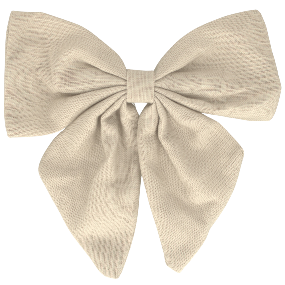 Your Little Miss Molletta per capelli con fiocco grande Marly - Sand linen
