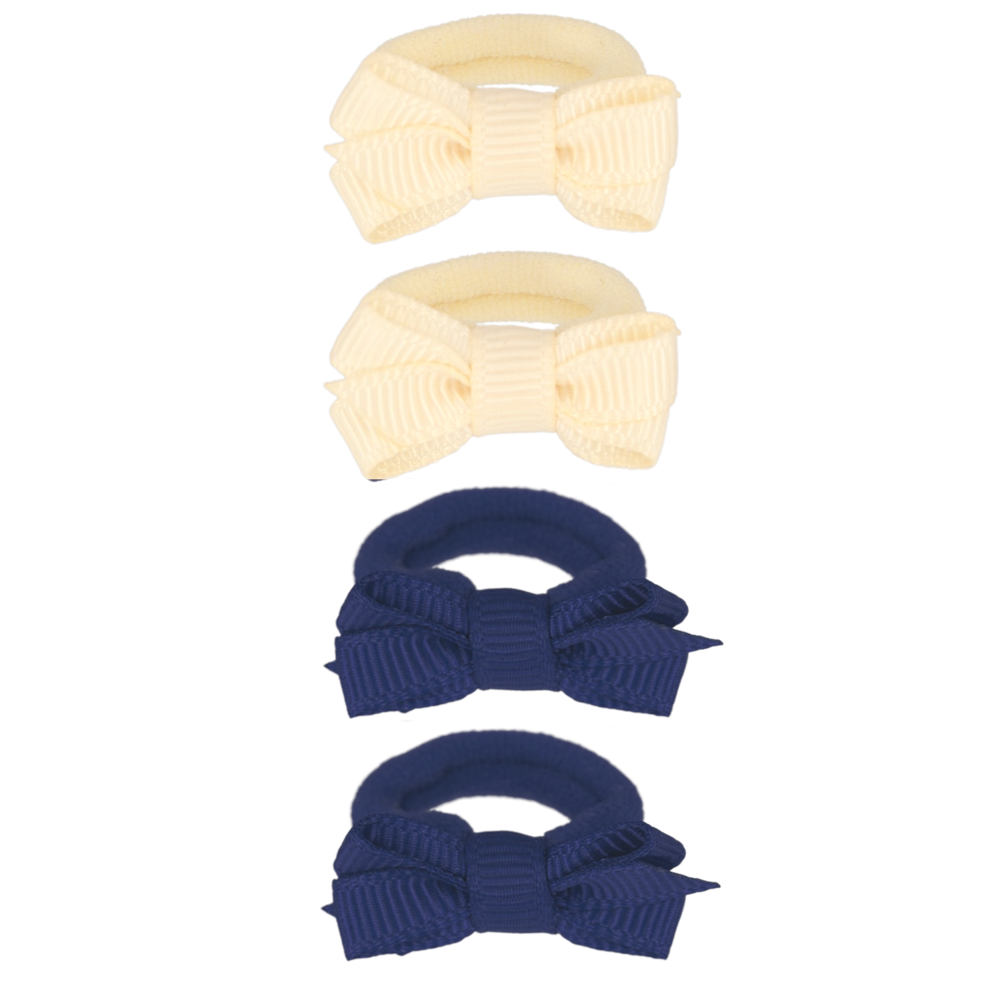 Your Little Miss Baby hair elastics with bow Liv - Beach please