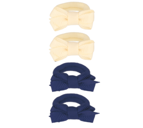 Your Little Miss Baby hair elastics with bow Liv - Beach please