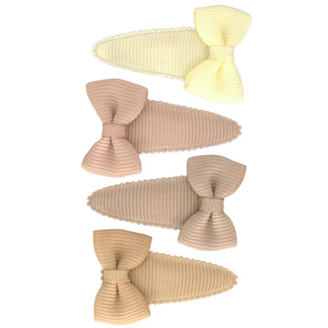 Your Little Miss Baby haarspeldjes met strik Romy - Dunes Your Little Miss Baby haarspeldjes met strik Romy - Dunes