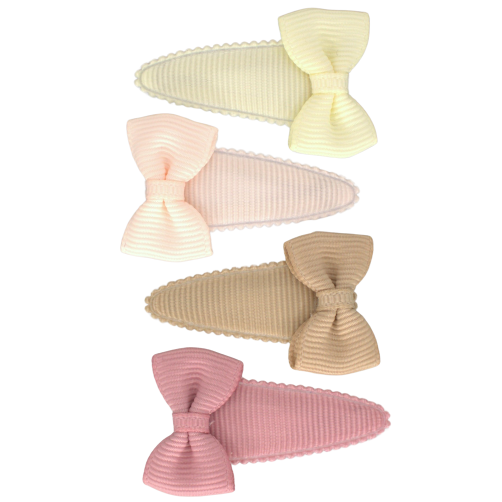 Your Little Miss Baby hårspænder med sløjfe Romy - Soft tones Your Little Miss Baby hårspænder med sløjfe Romy - Soft tones