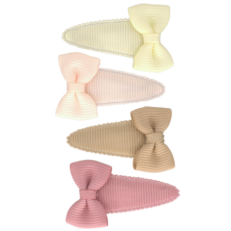 Your Little Miss Baby hårspænder med sløjfe Romy - Soft tones Your Little Miss Baby hårspænder med sløjfe Romy - Soft tones