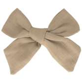 Your Little Miss Hair clip with knot - sand linen