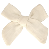 Your Little Miss Haarspange mit Knoten - white linen