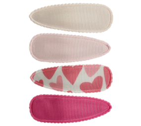 Your Little Miss Haarspeldjes Pippa - pink hearts