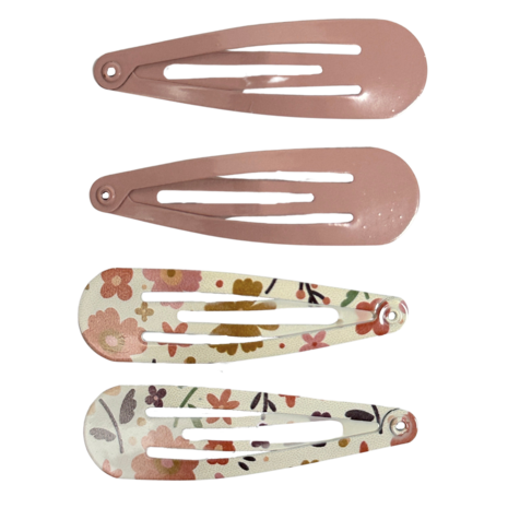 Your Little Miss Basic hair clips Emma - floral love