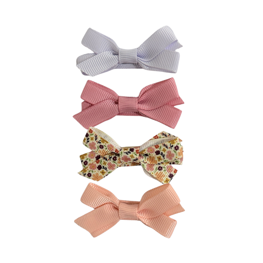 Your Little Miss Baby hårspännen med rosett Olivia - summer bloom